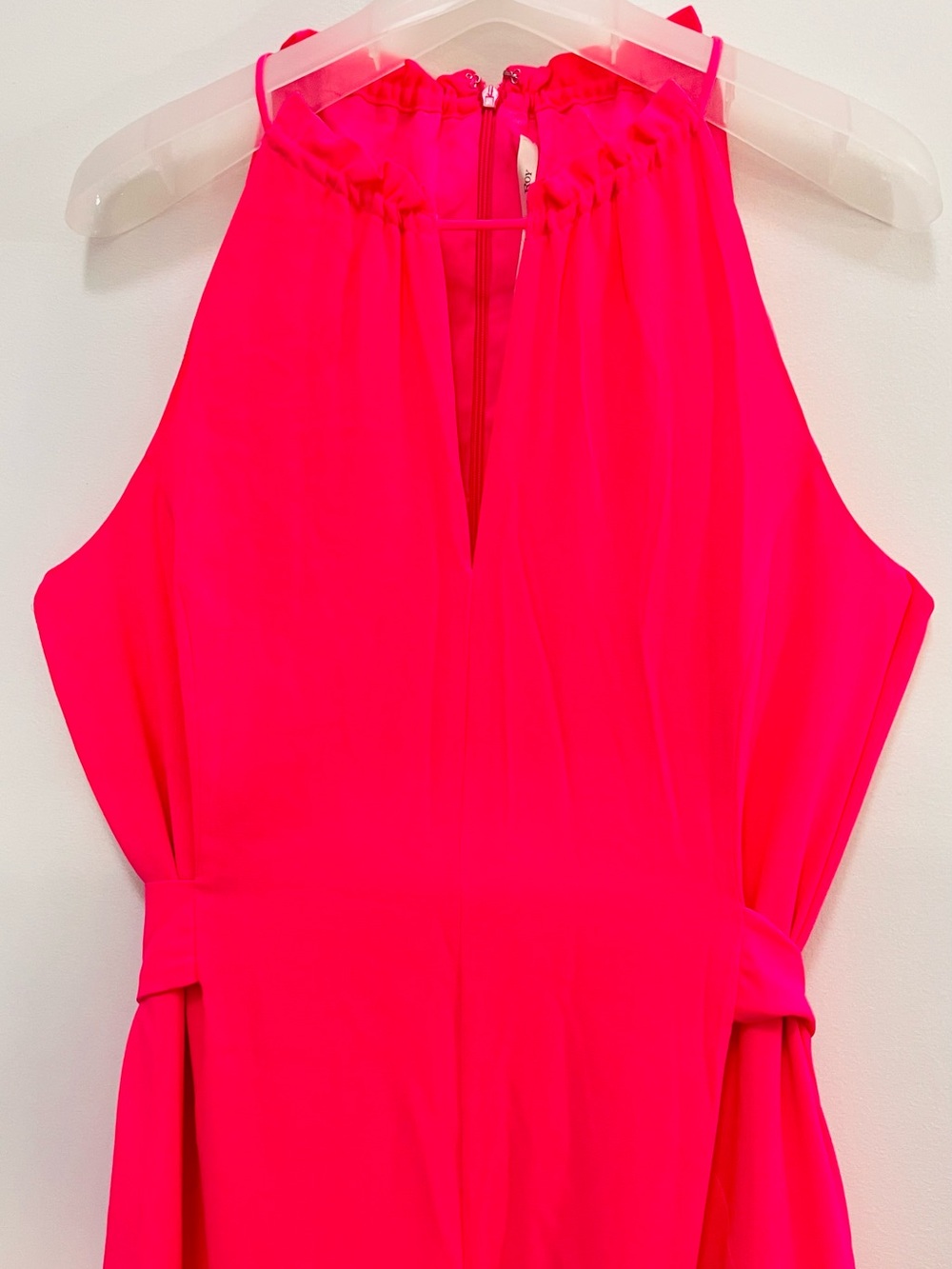 Rachel Roy Women's Hot Pink Halter Dress